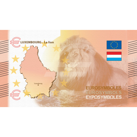 Luxembourg - Billet Thématique euro - animaux