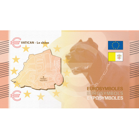 Vatican - Billet Thématique euro - animaux