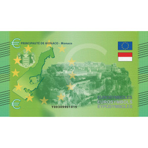 Monaco - Billet Thématique euro - capitales