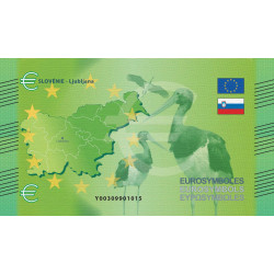 Slovénie - Billet Thématique euro - capitales
