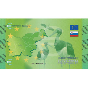 Slovénie - Billet Thématique euro - capitales