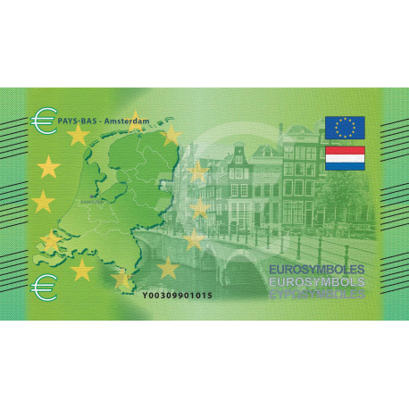 Pays Bas - Billet Thématique euro - capitales