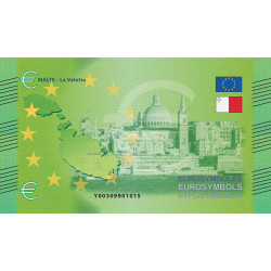Malte - Billet Thématique euro - capitales