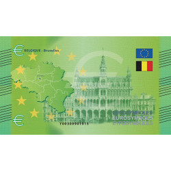 Belgique - Billet Thématique euro - capitales