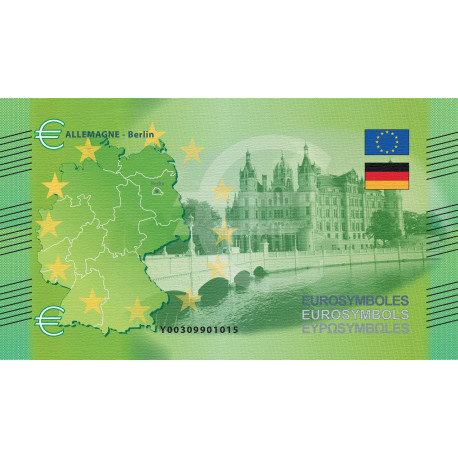 Allemagne - Billet Thématique euro -  capitales