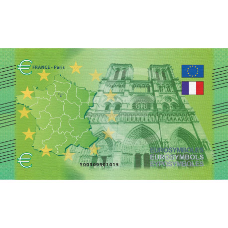 France - Paris - Billet Thématique euro - capitales