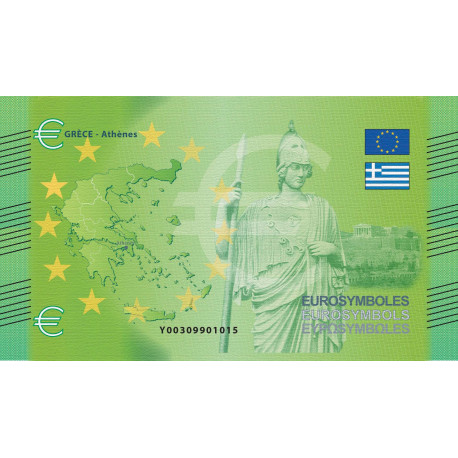 Grèce - Billet Thématique euro - capitales