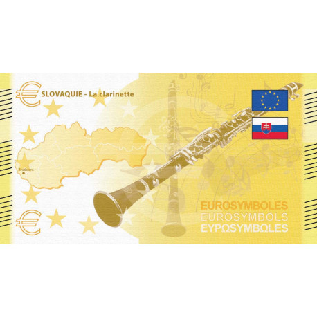 Slovaquie - Billet Thématique euro - instruments