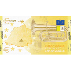 Vatican - Billet Thématique euro - instruments