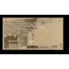 Reproduction billet 5 euro - Doré Or fin 24 carats Reproduction billet 5 euro - Doré Or fin 24 carats