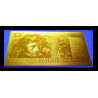 Reproduction billet 10 Francs Berlioz - Doré or fin 24 carats