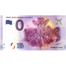 France - Billet Thématique euro - Parc zoologique de Paris