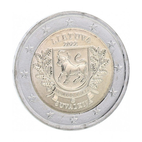 2 euros Lituanie 2022 Région Suvalkija 