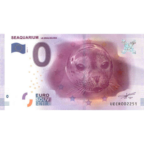 France - Billet Thématique euro - Seaquarium