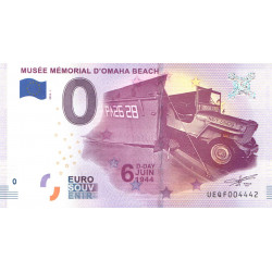 France - Billet Thématique euro - Musée mémorial