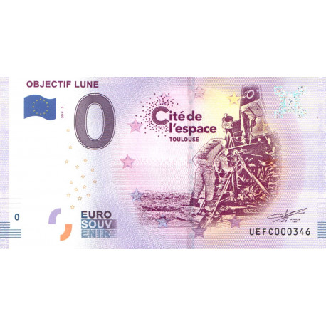 France - Billet Thématique euro - Objectif lune