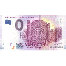 France - Billet Thématique euro - Atelier des lumières à Paris