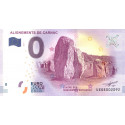 France - Billet Thématique euro - Alignements de Carnac