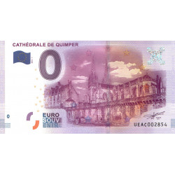 France - Billet Thématique euro - Cathédrale de Quimper
