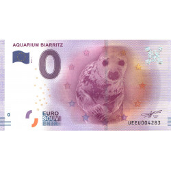 France - Billet Thématique euro - Aquarium Biarritz
