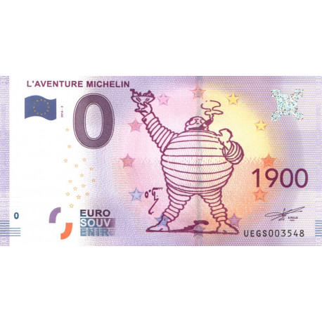 France - Billet Thématique euro - L'aventure Michelin