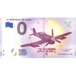 France - Billet Thématique euro - Mémorial de Caen
