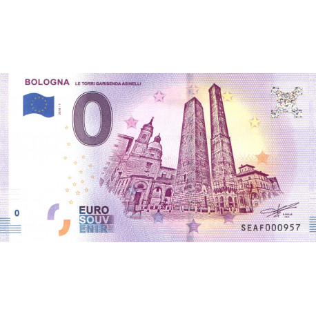 Italie - Billet Thématique euro - Bologna