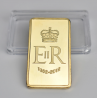 Reine Elisabeth II - Lingot doré or 24 carats Reine Elisabeth II - Lingot doré or 24 carats