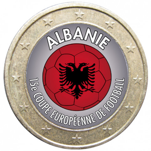 Football - 1 euro domé Albanie
