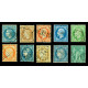 10 timbres de France centenaires