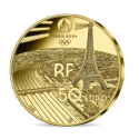 France 2023 -PARIS 2024 JO - 50€ Or 1/4 oz BE "GOLF"