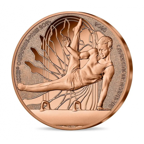 France 2023 - PARIS 2024 JO - 1/4€ BU "Gymnastique artistique"