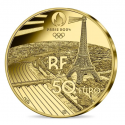 France 2023 -PARIS 2024 JO - 50€ Or 1/4 oz BE "BREAKING"
