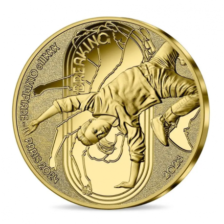 France - Monnaie de Paris Année du Dragon - 50 Euros 1/4 Oz Or BE 2024