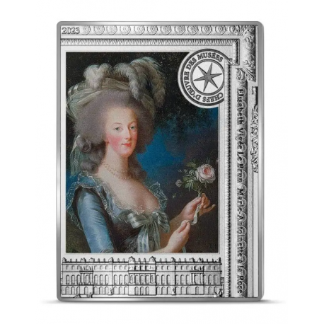 Marie-Antoinette à la rose - 10€ Argent - BE 2023