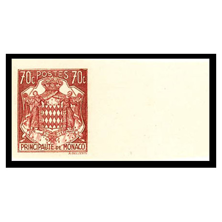 Timbre de Monaco Non Dentelé – N°254