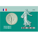 Coincard Verte France 2023 - 1 Franc Semeuse