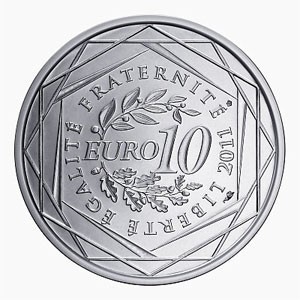 10 EUROS ARGENT DES REGIONS 2011 - MAYOTTE