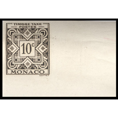 Timbre de Monaco Non Dentelé – N°29