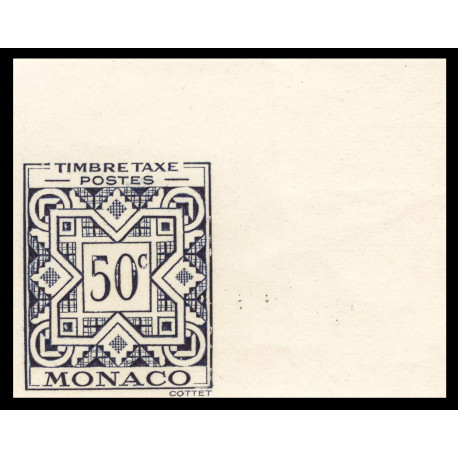Timbre de Monaco Non Dentelé – N°31