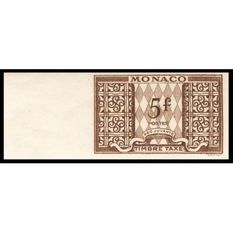 Timbre de Monaco Non Dentelé – N°36