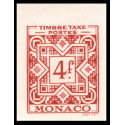 Timbre de Monaco Non Dentelé – N°35