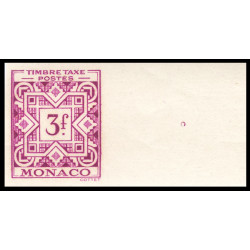 Timbre de Monaco Non Dentelé – N°34