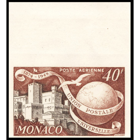 Timbre de Monaco Non Dentelé – N°46