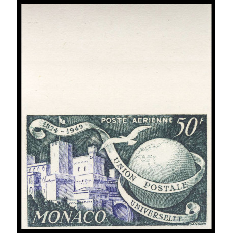 Timbre de Monaco Non Dentelé – N°47