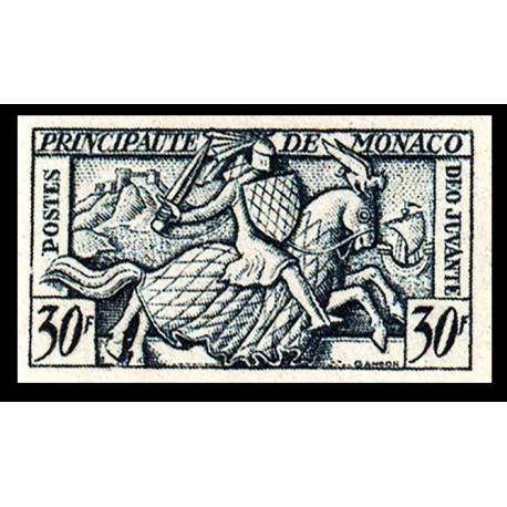 Timbre de Monaco Non Dentelé – N°375
