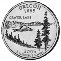 Oregon 2005 - Crater Lake - 1/4 dollar