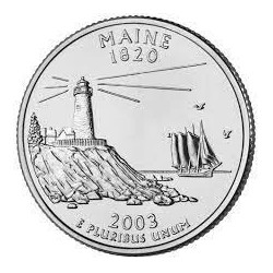 Maine 2003 - Phare - 1/4 dollar
