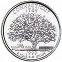 Connecticut 1999 - Chêne blanc - 1/4 dollar