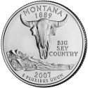 Montana 2007 - Big sky - 1/4 dollar